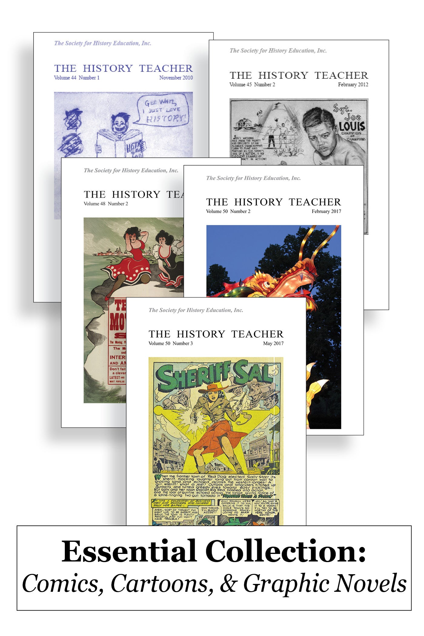 Essential Collection - Comics, Cartoons, and Graphic Novels (5 Issues + Free Reprint)